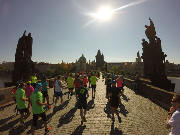 …on Charles Bridge