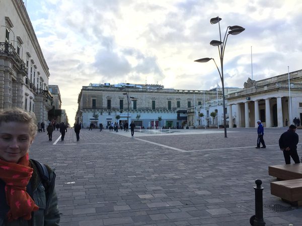 Right in the center of Valletta