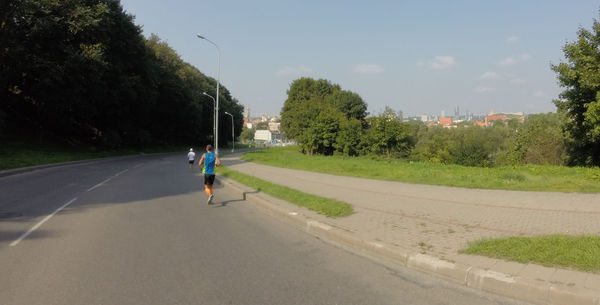 Old town to the left, new skyscrapers to the right