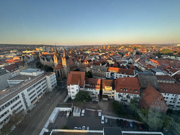 Also, both cities showed their best sides (Erfurt pictured)