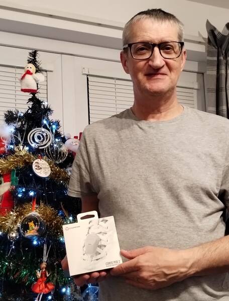 Good timing at Christmas – Congrats again, Brian, may the Pod 2 help you reach your goals