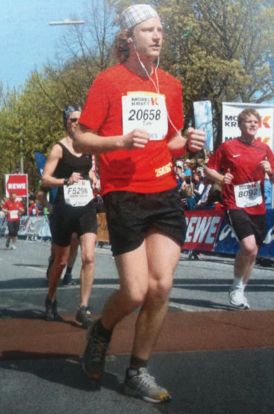 My first marathon ever. Hamburg Marathon 2010